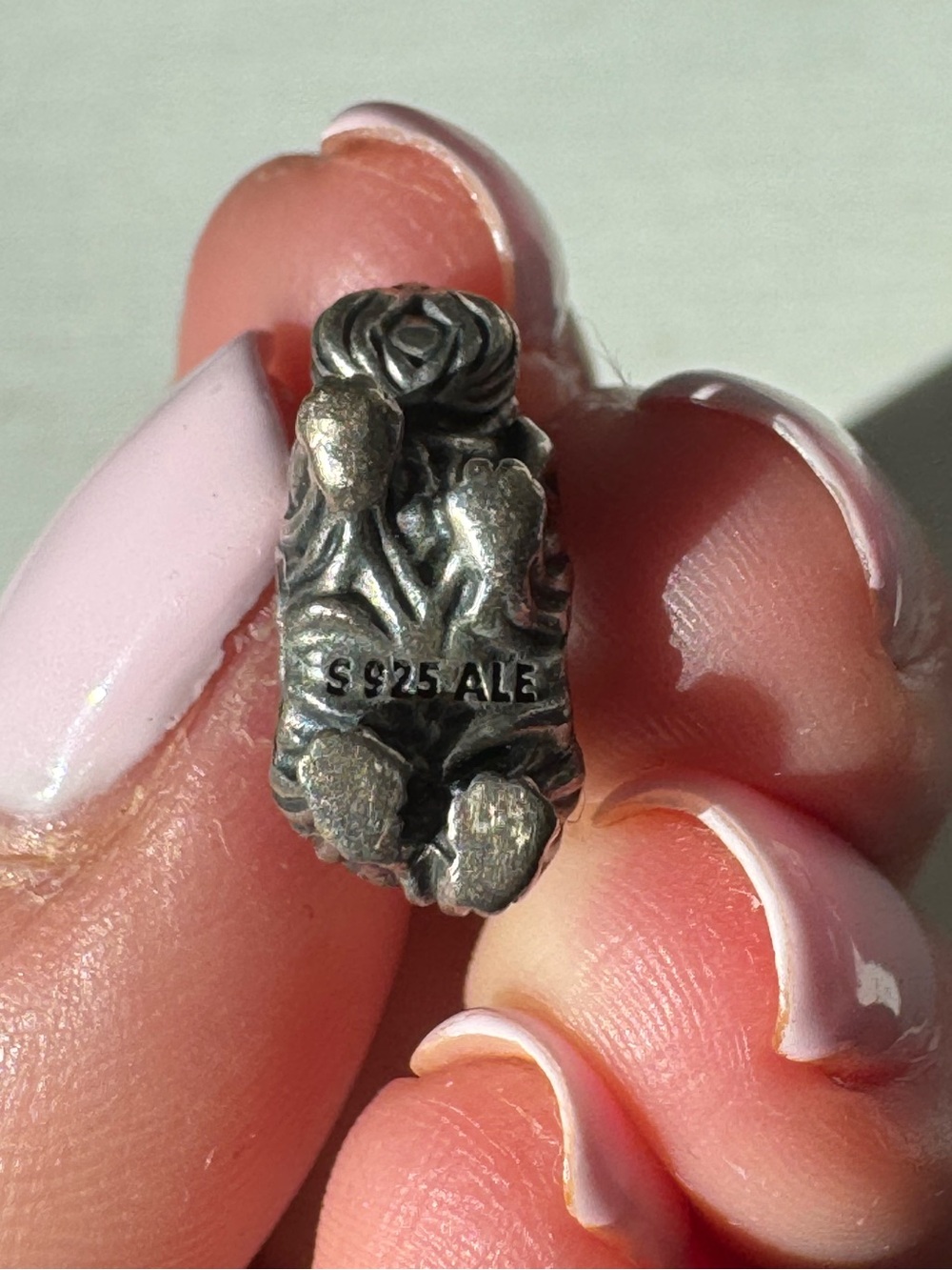 Pandora Sterling Silver Dog Charm Schnauzer Puppy Bow Collar S925 ALE - Picture 5 of 5